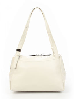 LACCOMA сумка АУ4500-белый натуральная кожа хлопок
