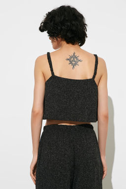 Топ укороченный из фактурной ткани - Mollis фото 5