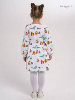 Платье Моана птички на белом - Sovalina фото 12