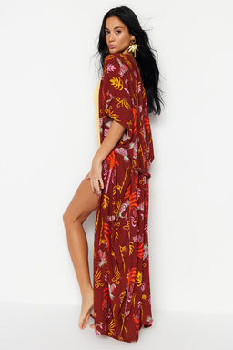 Yesil Etnik Desenli Kimono&Kaftan TBESS23KM00093 - Trendyolmilla фото 10
