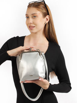 LACCOMA сумка Нефертити-Y2005-серебристый эко кожа хлопок