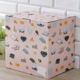 Блюдо для подачи с клош крышкой Valencia, 31×28×19 см, керамика, стекло, белое