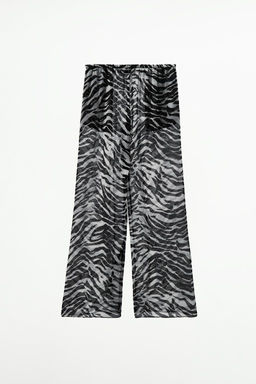 ANIMAL PRINT TROUSERS - Zara фото 5