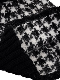 Шапка жен. шерсть+анг+нейл LB-J44008 black/white - Labbra фото 3