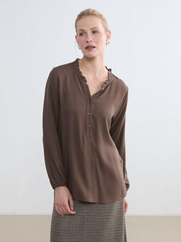 F?rf?rl? Ka??k Yaka Bluz