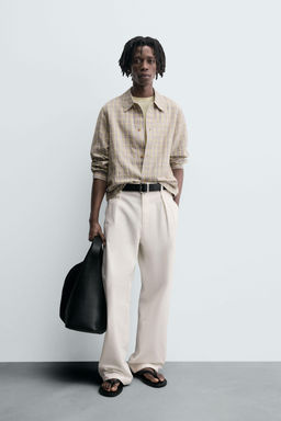 TEXTURED CHECK SHIRT