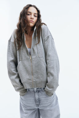 Chaqueta sudadera con capucha y cremallera - H&m фото 3