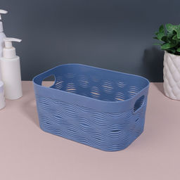 Органайзер для хранения «WAVE», с ручками, 1 секция, 19.5×12.5×9.2 см, МИКС