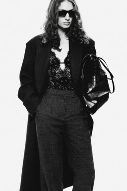 Pantal?n bootcut en mezcla de lana - H&m фото 2
