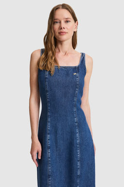 Kad_n Mavi Jean Elbise - U.s. polo assn фото 4