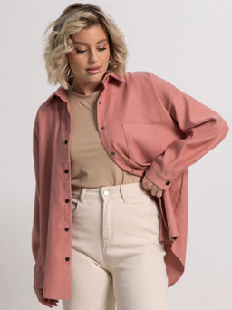 Рубашка Загадочная девушка (пыльная роза) Б15170-4М