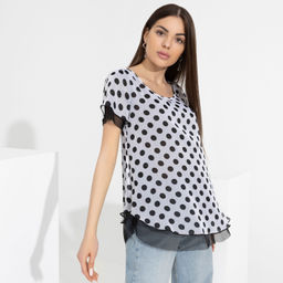 Блуза Тандем (вайт горошек нью) - Charutti фото 2