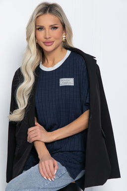 Футболка Ника (синяя) Б12452-7