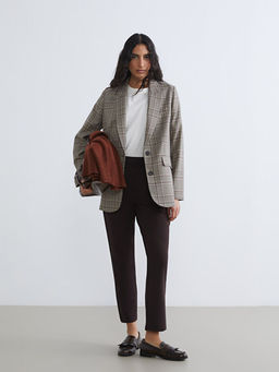 Beli Lastikli Krep Kad?n Pantolon