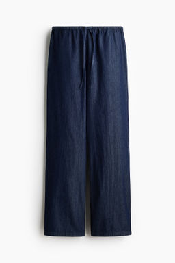 Pantal?n denim con cord?n de ajuste