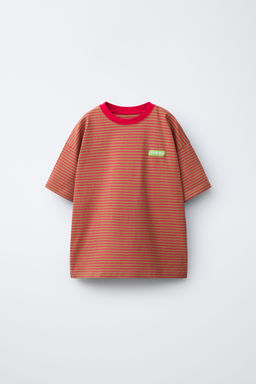 CAMISETA ESTAMPADO RAYAS PUKAS SURF / Marr?n
