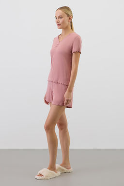 Е 20191/серая пудра пижама жен