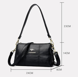 KAIDIFEINIROO Сумка женская с двумя ремнями 8277  фото 4