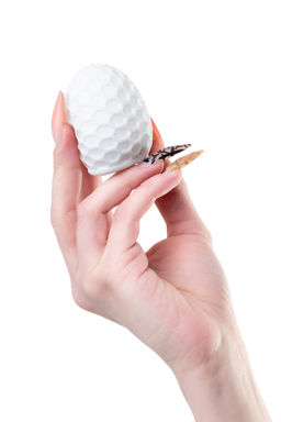 Мастурбатор A-Toys Pufl, ТРЕ, белый, 6 см, 2,7 см - Toyfa фото 4