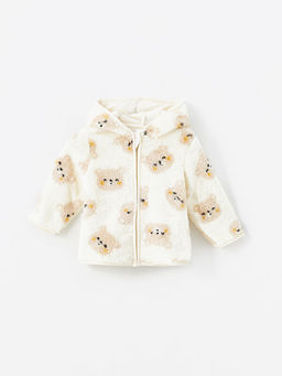 Kap??onlu Bask?l? Erkek Bebek H?rka ve Pantolon 2li Tak?m - Waikiki фото 2