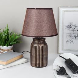 Светильник настольный 36 см / 22029 /уп 24/ ШОКОЛАД Акция 697721