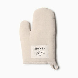 Варежка Этель «HOME», цвет бежевый, 26×16 см, 50%хл, 50%лен