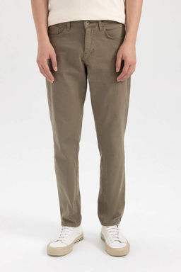 Узкие брюки из габардина - Defacto фото 4