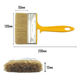 Кисть-флейц КФ-120х12мм "Эксперт" (нат.щетина, п/эт.ручка) "АКОР"