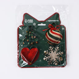 Формы для выпечки новогодние Волшебные петельки, 4 шт.