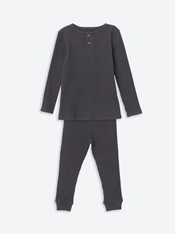 Bisiklet Yaka Erkek Bebek Pijama Tak?m?