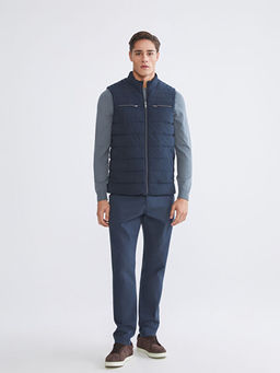 Standart Kal?p Dik Yaka Erkek ?i?me Yelek