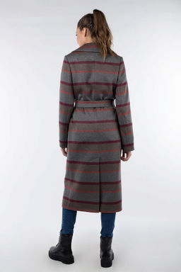 Пальто женское демисезонное (пояс) - El podio фото 5