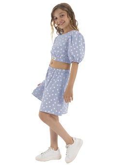 Комп.:блузка,шорты для девочки О56932 - Карамелли фото 6