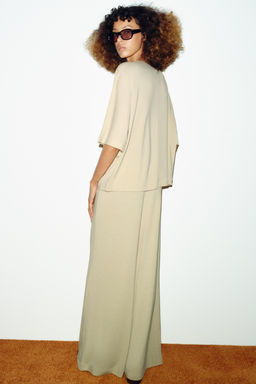 CAMISETA OVERSIZE FLUIDA / Arena