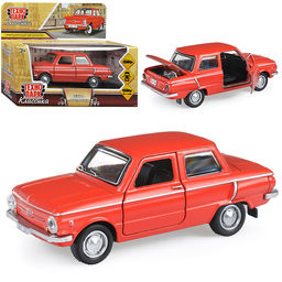 Машина металл ЗАЗ-968А "Запорожец" 12 см, красный, инерц., в коробке
