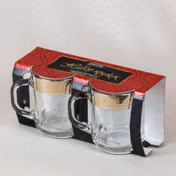 Набор кружек 2 шт 255 мл,Барокко гравировка арт. MS55029/ 1335