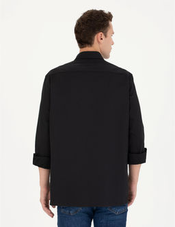 Siyah Regular Fit Uzun Kollu G_mlek - Pierre cardin фото 5