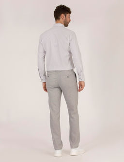 Gri Slim Fit Kuma_ Pantolon - Pierre cardin фото 4