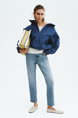 Slim Straight Regular Waist Ankle Jeans - H&m фото 3