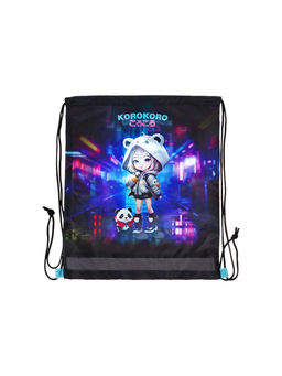 Мешок для обуви deVENTE на шнурке, с сеткой, принтом, размер 47×1×40 см