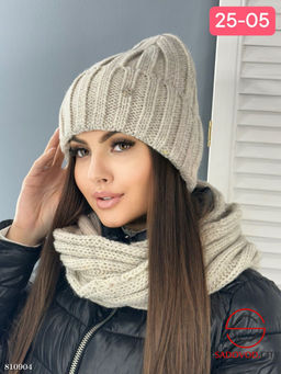 Комплект зимний шапка и снуд - Bruno фото 5