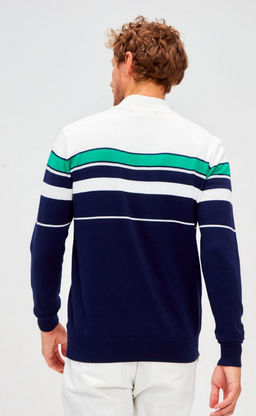 Джемпер F221-15-1747 navy-green - Fine joyce фото 5