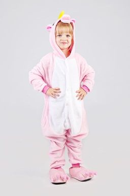 Пижама кигуруми розовый Единорог (детская)