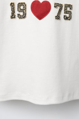 SLOGAN PATCH T-SHIRT - Zara фото 4