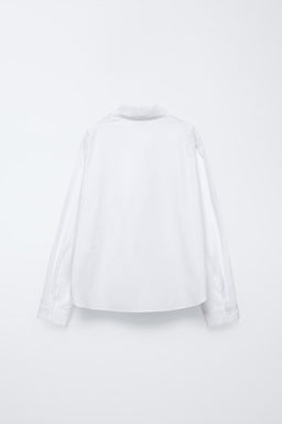 VARSITY PATCH POPLIN SHIRT - Zara фото 2