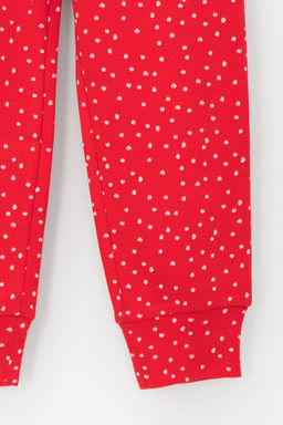 CROCKID, Пижама. Цвет: маленький горошек на красном