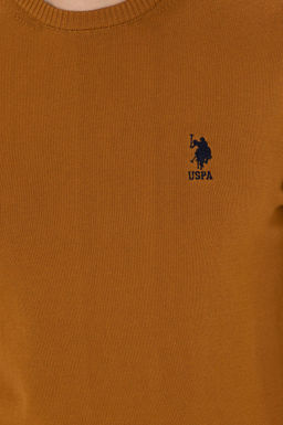 Мужской базовый свитер кокосового цвета - U.s. polo assn фото 14