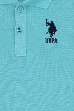 U. S. Polo Assn / Мятная базовая футболка-поло для мальчиков - U.s. polo assn фото 4