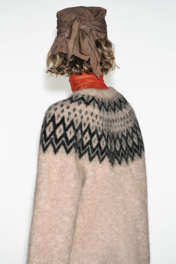 JUMPER WITH ALPACA JACQUARD SKI COLLECTION - Zara фото 20
