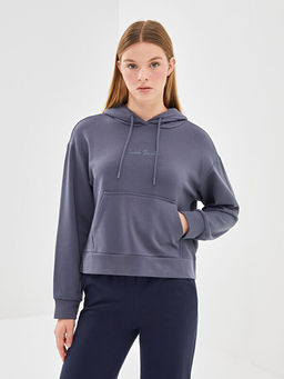 Nak??l? Uzun Kollu Kad?n Hoodie